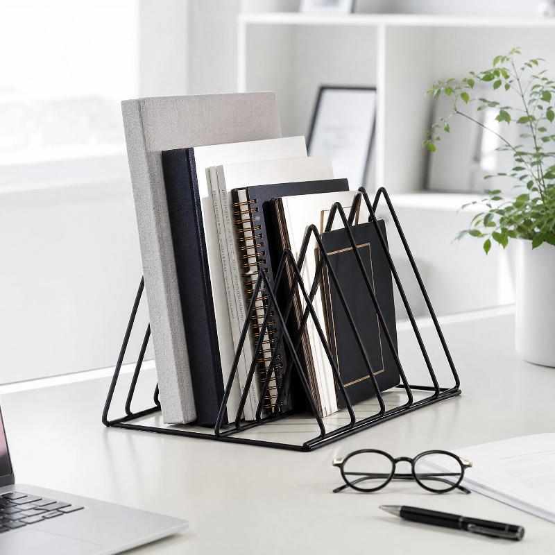 Magazine Holder Rack - Nowy 5/9-półkowy regał do przechowywania, trójkątny