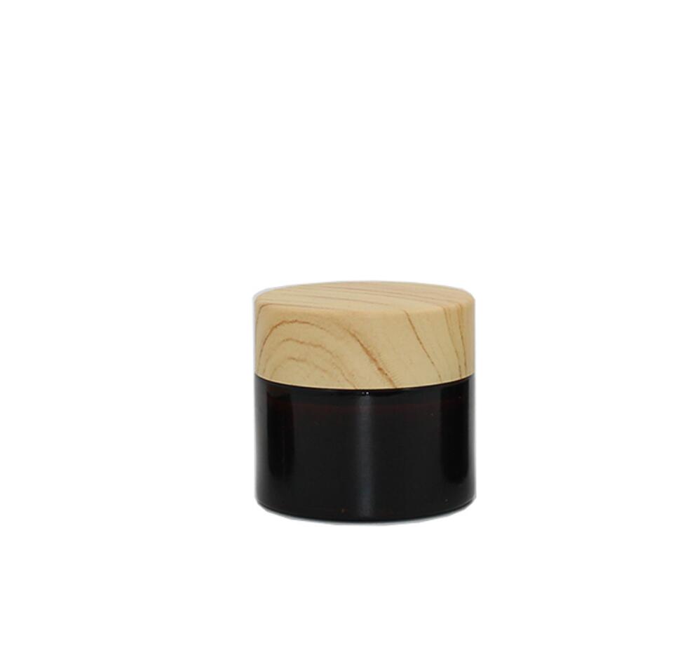 Gel Refill Pack - Słoik/butelka szklana brązowa 10G z drewnianą