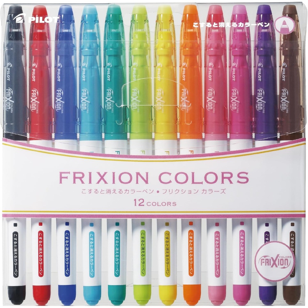 Pilot Pen Frixion - Zestaw markerów wodnych z fusykiem, z