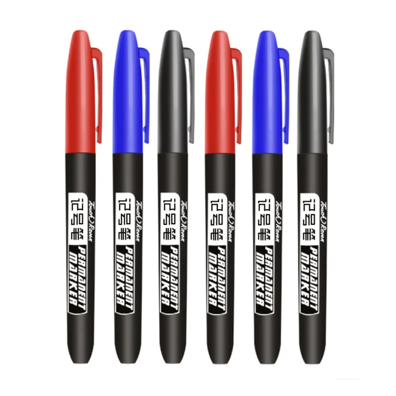 Correction Pen Fine - 1/2/3 szt. Permanentny Marker Wodoodporny Czarny