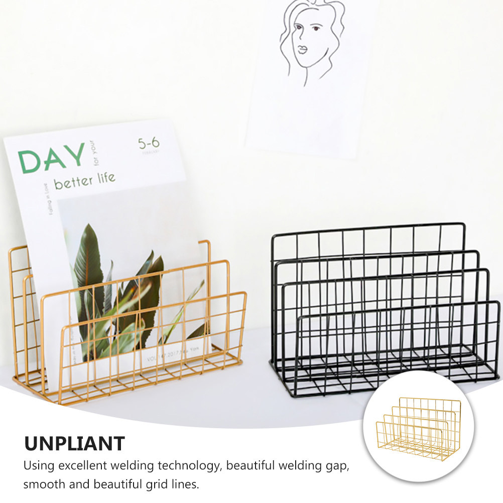 Metalowy organizer na biurko d – Magazine Holder Rack recenzja i cena