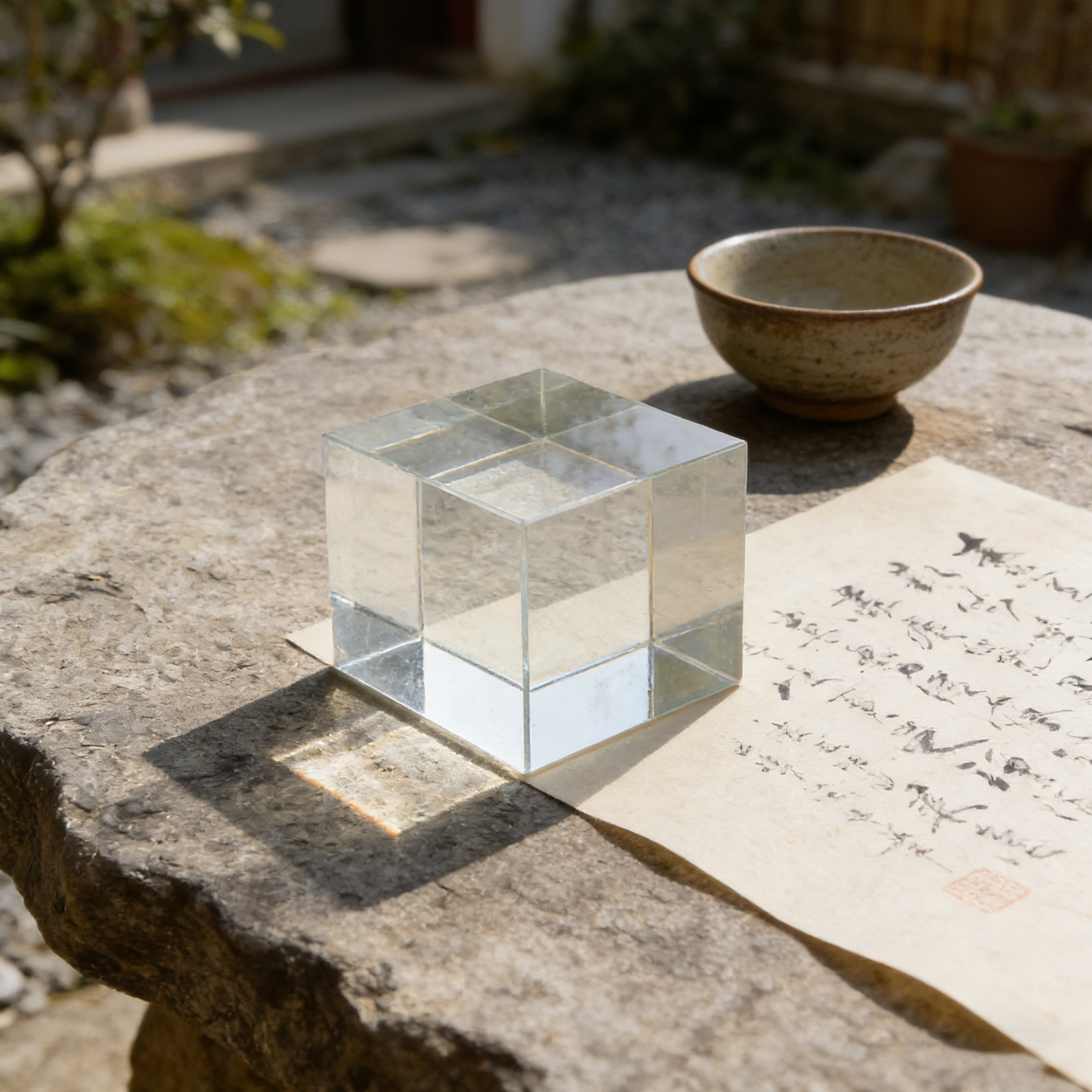 Ciężki, przezroczysty, kwadrat – Paper Weight Crystal recenzja i cena
