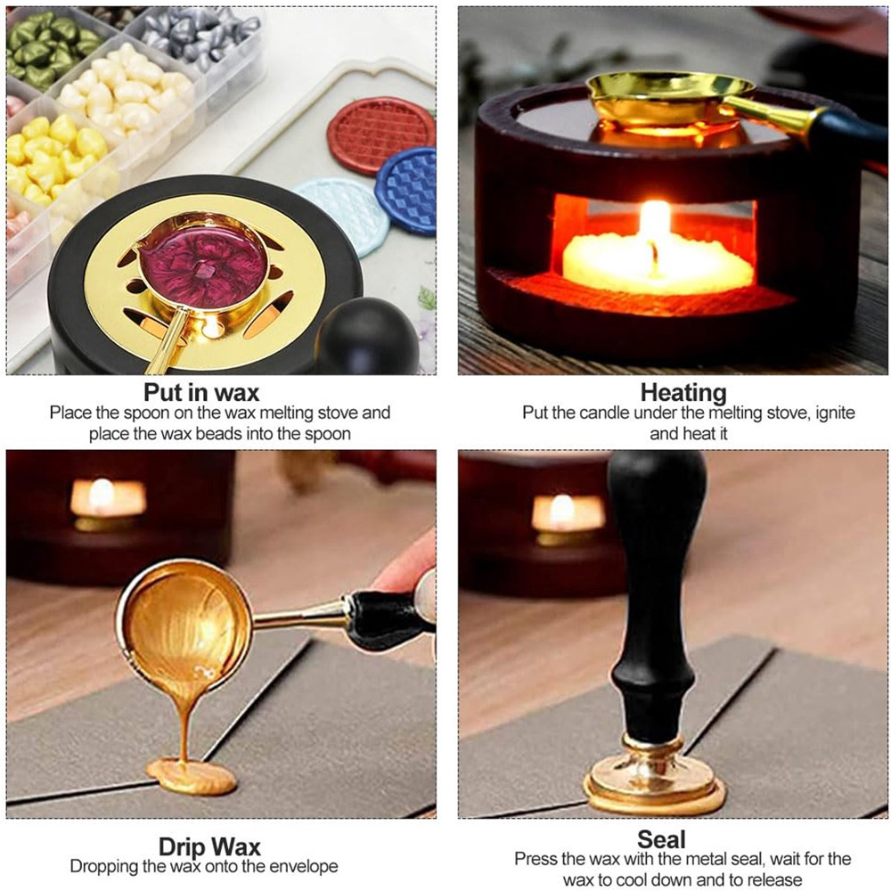 Zestaw do tworzenia pieczęci w – Wax Seal Stamp Set recenzja i cena