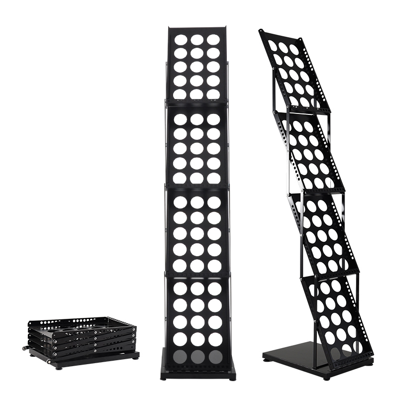 Składane metalowe broszury kat – Magazine Holder Rack recenzja i cena