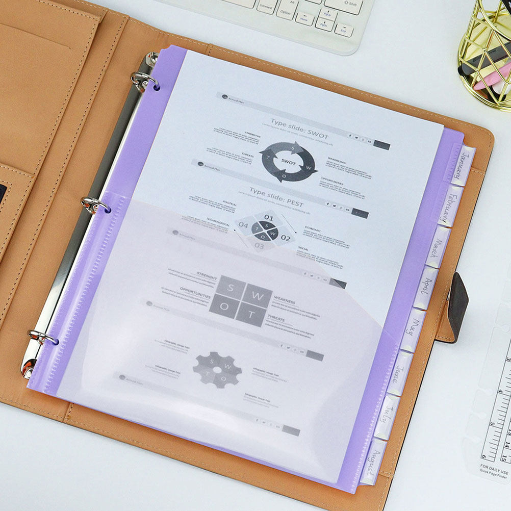 2 zestawy przezroczystych, pla – Tab Divider A4 recenzja i cena