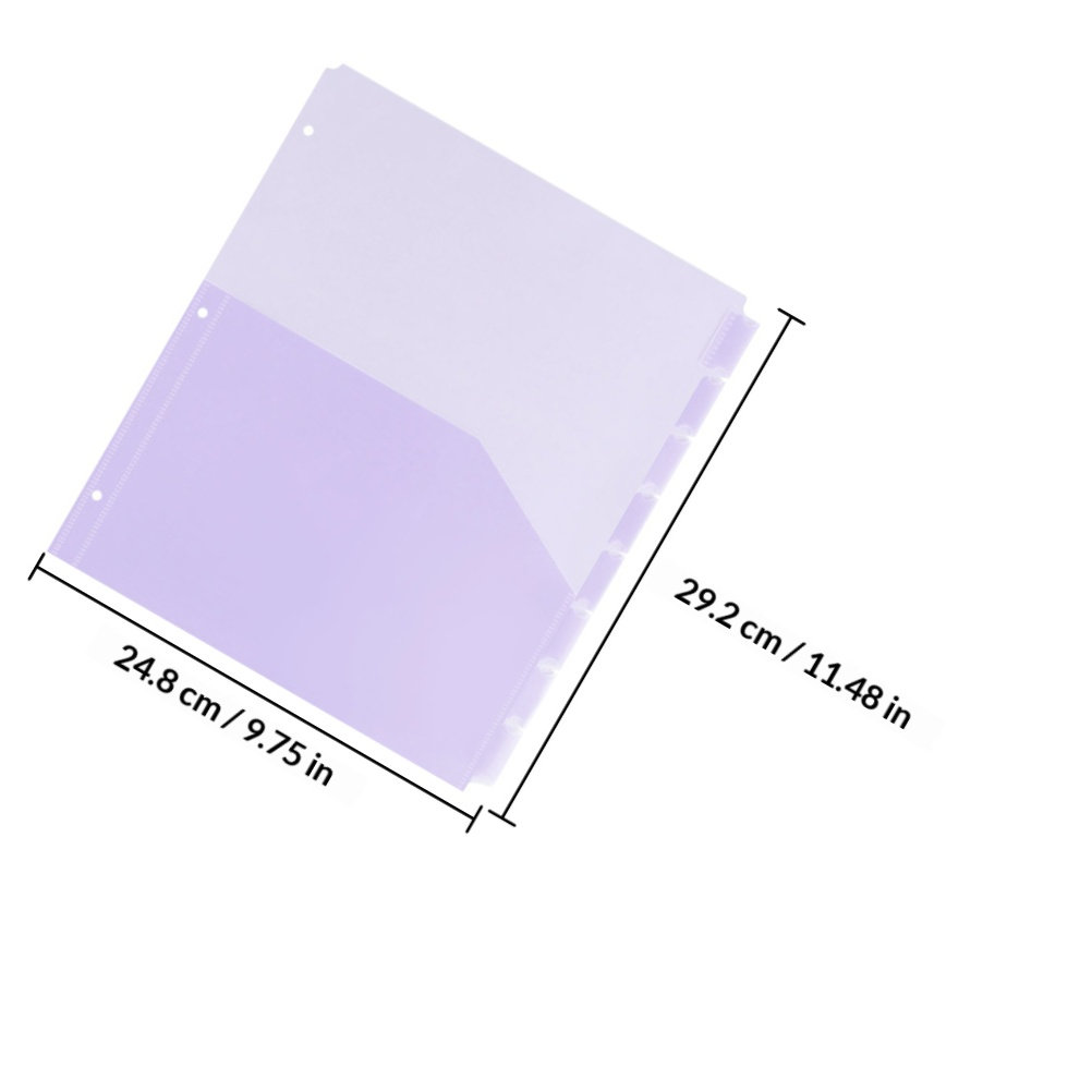 2 zestawy przezroczystych, pla – Tab Divider A4 recenzja i cena